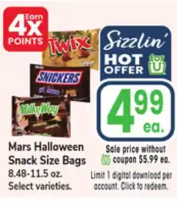 Jewel-Osco Mars Halloween Snack Size Bags offer