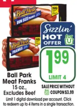 Jewel-Osco Ball Park Meat Franks offer