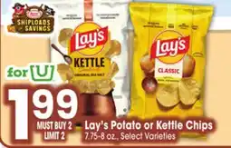Jewel-Osco Lay's Potato or Kettle Chips offer
