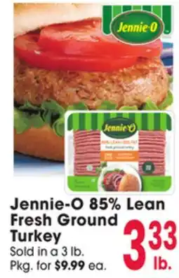 Jewel-Osco Jennie-O 85% Lean Fresh Ground Turkey offer
