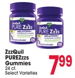 Jewel-Osco ZzzQuil PUREZZzs Gummies offer