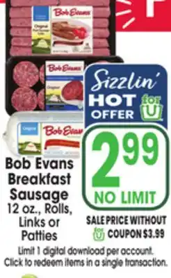 Jewel-Osco Bob Evans Breakfast Sausage offer