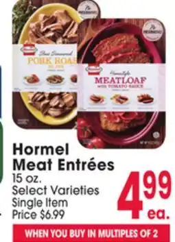 Jewel-Osco Hormel Meat Entrees offer