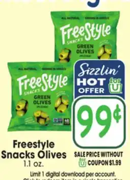 Jewel-Osco Freestyle Snacks Olives offer