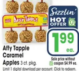 Jewel-Osco Affy Tapple Caramel Apples offer