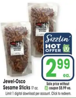 Jewel-Osco Jewel-Osco Sesame Sticks offer