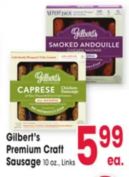 Jewel-Osco Gilbert's Premium Craft Sausage offer
