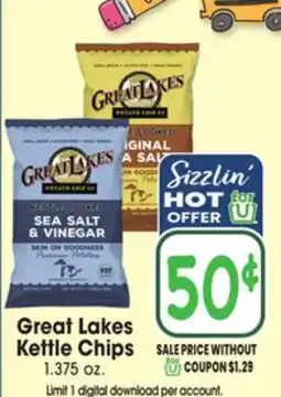 Jewel-Osco Great Lakes Kettle Chips offer