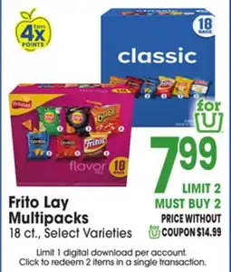 Jewel-Osco Frito Lay Multipacks offer