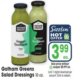 Jewel-Osco Gotham Greens Salad Dressings offer