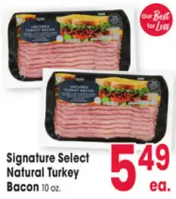 Jewel-Osco Signature Select Natural Turkey Bacon offer