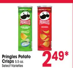 Jewel-Osco Pringles Potato Crisps offer