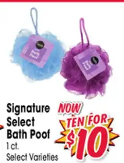 Jewel-Osco Signature Select Bath Poof offer