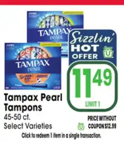 Jewel-Osco Tampax Pearl Tampons offer