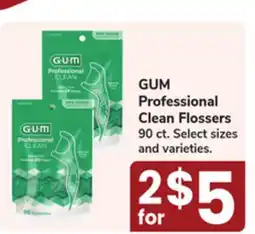 Jewel-Osco GUM Professional Clean Flossers offer