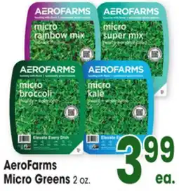 Jewel-Osco AeroFarms Micro Greens offer