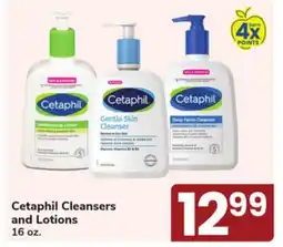 Jewel-Osco Cetaphil Cleansers and Lotions offer