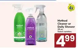 Jewel-Osco Method Cleaner or Daily Shower offer