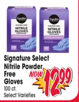 Jewel-Osco Signature Select Nitrile Powder Free Gloves offer