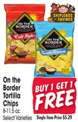 Jewel-Osco On the Border Tortilla Chips offer
