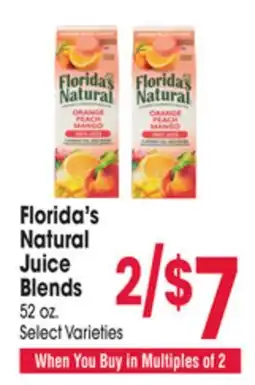Jewel-Osco Florida's Natural Juice Blends offer