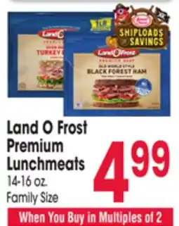 Jewel-Osco Land O Frost Premium Lunchmeats offer