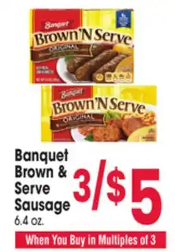 Jewel-Osco Banquet Brown & Serve Sausage offer