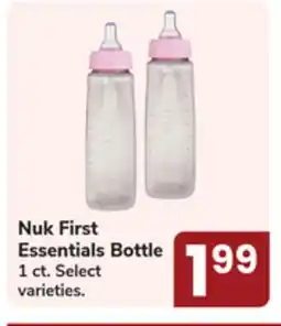 Jewel-Osco Nuk First Essentials Bottle offer