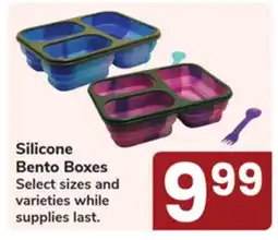 Jewel-Osco Silicone Bento Boxes offer