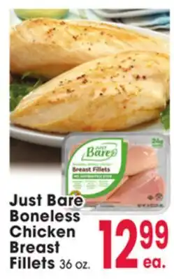 Jewel-Osco Just Bare Boneless Chicken Breast Fillets offer