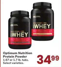 Jewel-Osco Optimum Nutrition Protein Powder offer