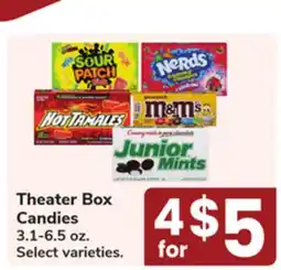Jewel-Osco Theater Box Candies offer