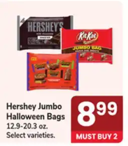 Jewel-Osco Hershey Jumbo Halloween Bags offer