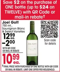 Jewel-Osco Joel Gott offer