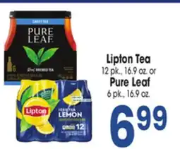 Jewel-Osco Lipton Tea 12 pk., 16.9 oz. or Pure Leaf 6 pk., 16.9 oz offer
