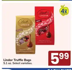 Jewel-Osco Lindor Truffle Bags offer