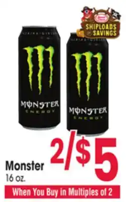 Jewel-Osco Monster offer