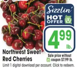 Jewel-Osco Northwest Sweet Red Cherries offer