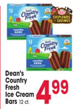 Jewel-Osco Dean's Country Fresh Ice Cream Bars offer