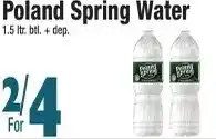 King Kullen Poland Spring Water offer