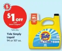 Family Dollar Tide Simply Liquid offer