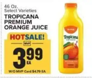 Tropicana premium orange juice