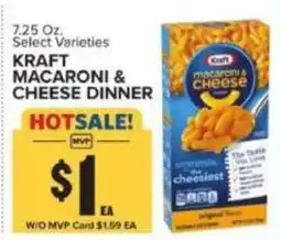 Food Lion Kraft macaroni & cheese dinner offer