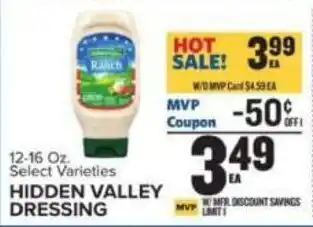 Food Lion Hidden Valley Dressing offer