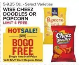 Food Lion Wise Cheez Doodles or Popcorn offer