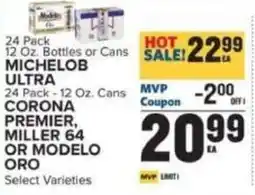 Food Lion Michelob Ultra, Corona Premier, Miller 64 or Modelo Oro offer