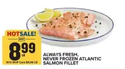 Food Lion MVP always fresh never frozen atlantic salmon fillet offer