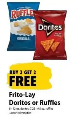 Festival Foods Frito-Lay Doritos or Ruffles offer