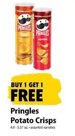 Festival Foods Pringles Potato Crisps offer
