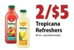 Festival Foods Tropicana Refreshers offer